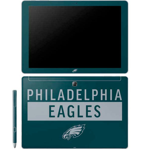 NFL Philadelphia Eagles Green Performance Series Galaxy Book 12in Skin